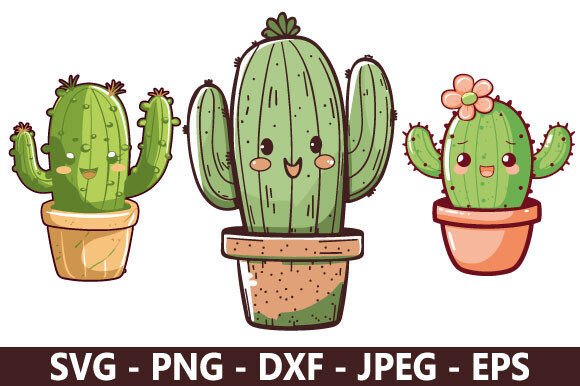 Adorable Cactus SVG Bundle: A Versatile Freebie for Creative Branding