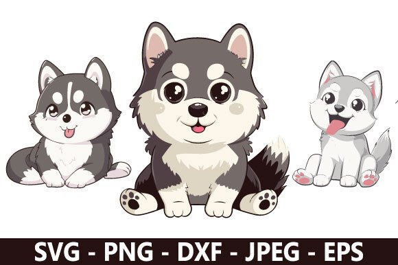 Adorable Husky SVG Bundle: A Versatile Freebie for Creative Projects