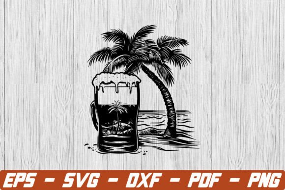 Beer with Beach Scene SVG: A Designer’s Practical Take