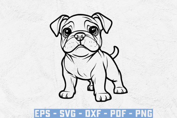 English Bulldog SVG: A Versatile Graphic for Crafts and Digital Projects