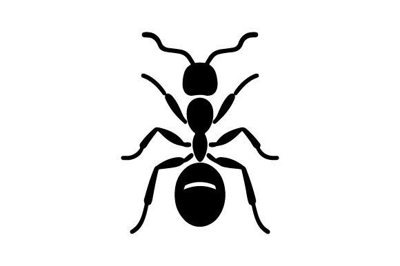 Free Ant Silhouette Vector for Crafts and Graphics