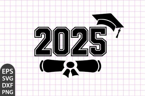 Graduation SVG Design, Class of 2025: A Crafted Graphic for Local Business Branding