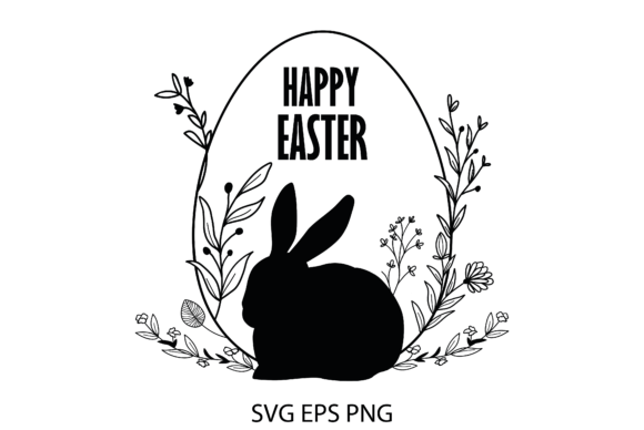 Happy Easter Line Art: A Designer’s Perspective