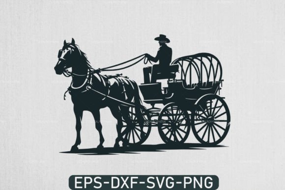 Horse Carriage Buggy SVG Review: A Versatile Graphic for Crafts & Commercial Use