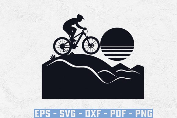 Mountain Bike SVGs: A Versatile Graphic Design Asset for Crafts and Creative Projects