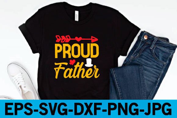 Proud Father SVG – A Freebie Graphic for Commercial Use