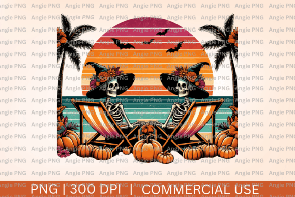 Retro Halloween Ghouls Ghost PNG: A Festive Graphic for Local Business Branding
