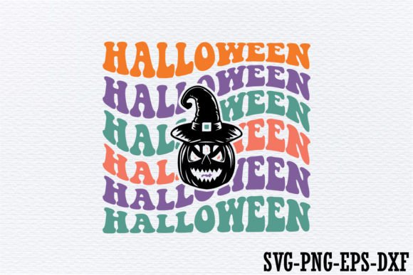 Retro Halloween SVG Design: A Versatile Graphics Asset for Crafts and Branding