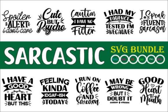 Sarcastic SVG Bundle for Real Embroidery Projects