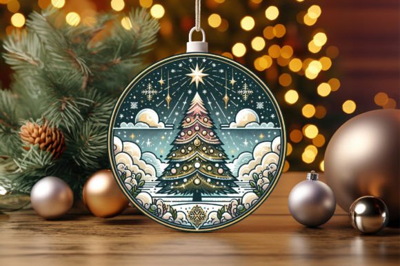 Stained Glass Christmas Fireplace Design: A Freebie for Marketing Magic
